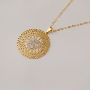 Dove Spirit Necklace | 18k Gold Filled